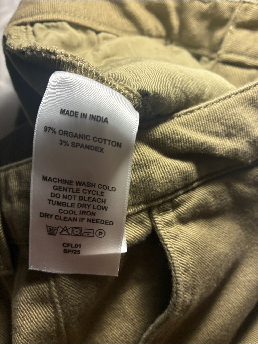 Quince Organic Stretch cotton twill straight leg cropped Pants women’s Sz 12 - Picture 6 of 12